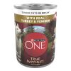 Purina ONE Tender Cuts Real Turkey & Venison Wet Dog Food 13 oz Can - Purina ONE