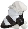 Fashion Striped Ultra-Plush Pet Parka Coat - X-Small