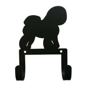 Bischon Frise Leash and Collar Wall Hook - SKU