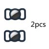 2pcs Pet Silicone Protective Case Dog Cat Collar Loop For Apple Airtags Cover For Air Tags Locator Tracker Anti-lost Device New - dark blue 2pcs