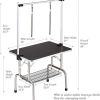 36" Professional Dog Pet Grooming Table Adjustable Heavy Duty Portable w/Arm & Noose & Mesh Tray - as picture