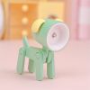 Mini Cute Animal Pet Dogs Designer Led Night Light Table Lamp Kids Toys Gifts For Christmas - Green