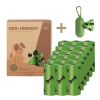 Degradable Bone Print Pet Poop Bag; Doggie Poop Bags; Dog Waste Bags - 9 Rolls (135 Bags)