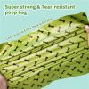 Degradable Bone Print Pet Poop Bag; Doggie Poop Bags; Dog Waste Bags - 9 Rolls (135 Bags)