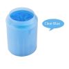 1pc Pet Paw Cleaner. Pet Cleaning Foot Cup For Dog And Cat; Pet Grooming Supplies - Orange - M