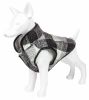 Pet Life 'Black Boxer' Classical Plaided Insulated Dog Coat Jacket - Small
