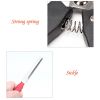 Pet claw Care Professional Pet Cat Dog Nail Clipper Cutter With Sickle Stainless Steel Grooming Scissors Clippers for Pet Claws - red - Small