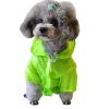 The Ultimate Waterproof Thunder-Paw Adjustable Zippered Folding Travel Dog Raincoat - Small