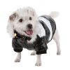 Fashion Striped Ultra-Plush Pet Parka Coat - Small