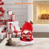 Pet Christmas Clothes Santa Claus Reindeer Antlers Costume Winter Outfit New Year Coat - XL