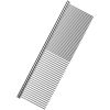 19*3CM Pet Dematting Comb-Stainless Steel Pet Grooming Comb for Dogs and Cats Gently Removes Loose Undercoat Mats Tangles and Knots - Silver